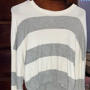 Garage Cream Ribbed Sweater